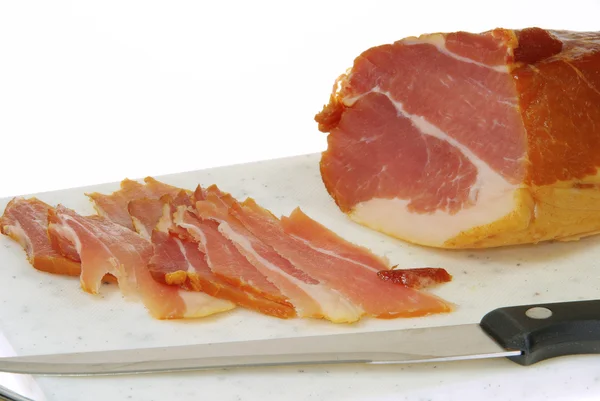 Rodajas de jamón — Foto de Stock