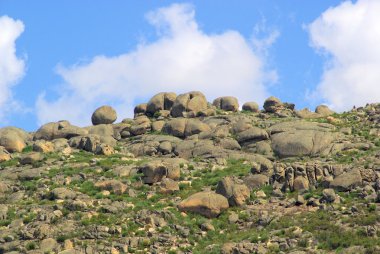 Valencia de Alcantara granit kaya manzarası