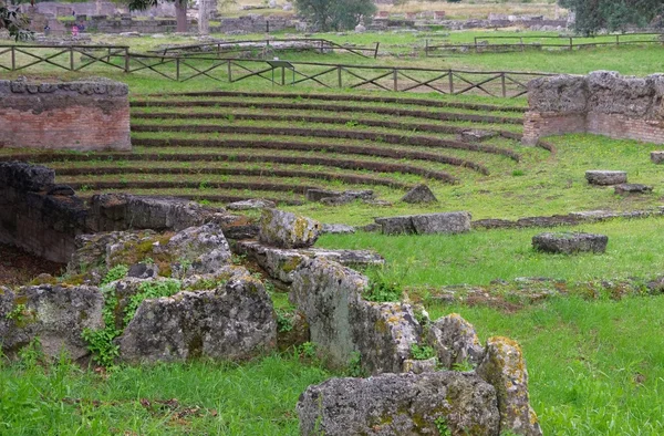 Wykopaliska Paestum — Zdjęcie stockowe