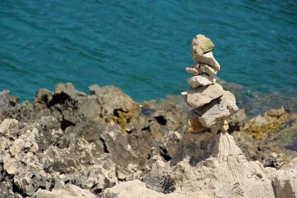 Tower from pebbles 16 — Stock Photo, Image