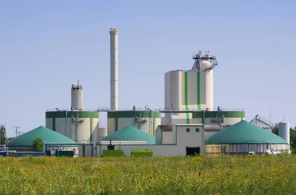 Elektrownia biogazowa — Zdjęcie stockowe