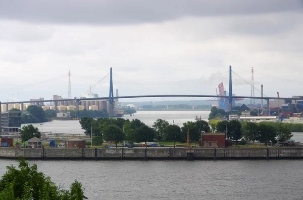 Hamburg koehlbrand brug — Stockfoto