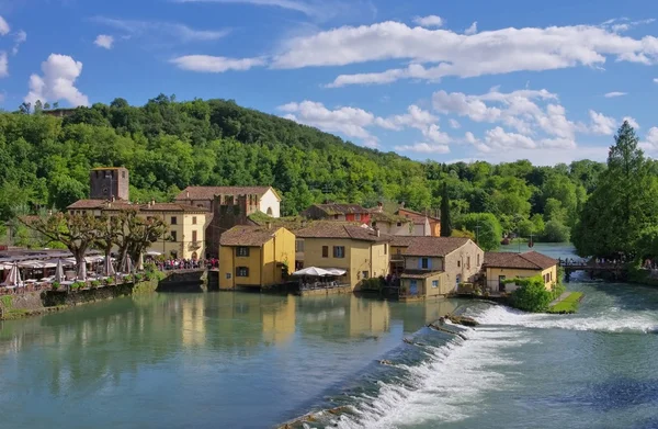 Borghetto vízimalmok — Stock Fotó