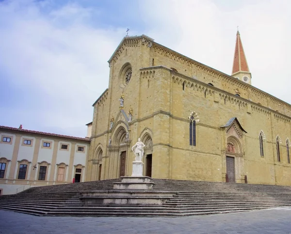 Catedrala din Arezzo — Fotografie, imagine de stoc