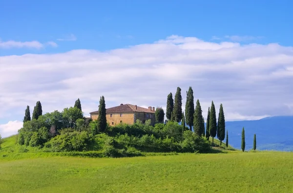 Veduta della casa in Toscana — Foto Stock