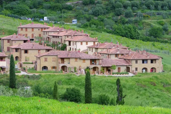 Toscana village — Stockfoto