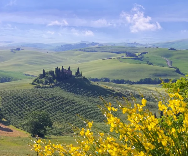 Casa da Toscana em Itália — Fotografia de Stock