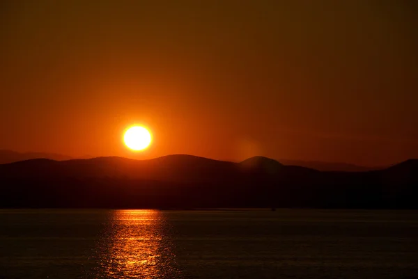 Schöner Sonnenuntergang — Stockfoto