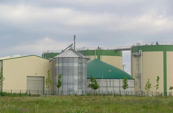 Biogáz üzem — Stock Fotó