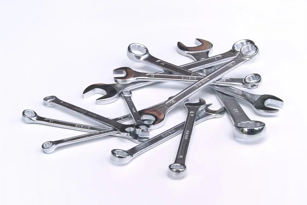 Bunch of wrenches — Stock Photo, Image