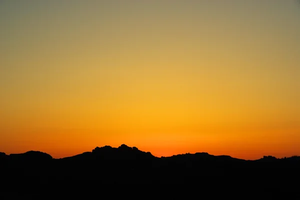 Sunrise in the mountains — Stock Photo, Image