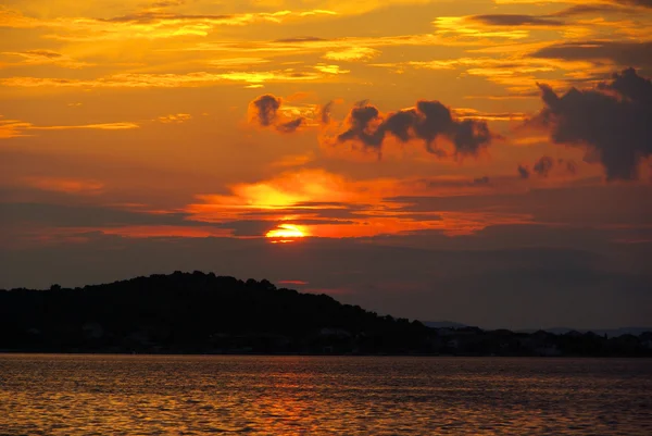 Blick auf den Sonnenuntergang — Stockfoto