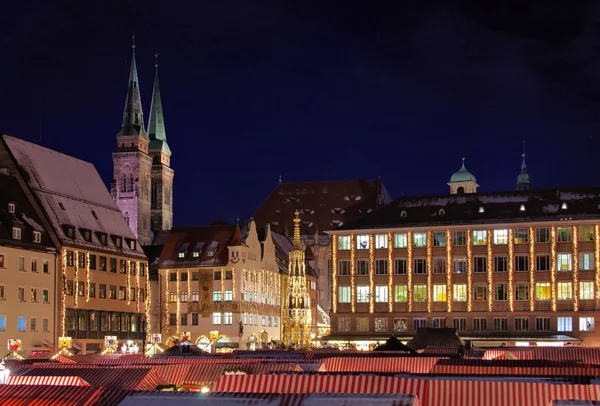 Mercado de Natal de Nuremberga — Fotografia de Stock