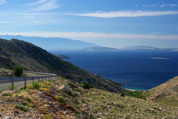 Stara Baska carretera de costa — Foto de Stock