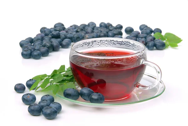 Blueberry tea — Stock Photo, Image