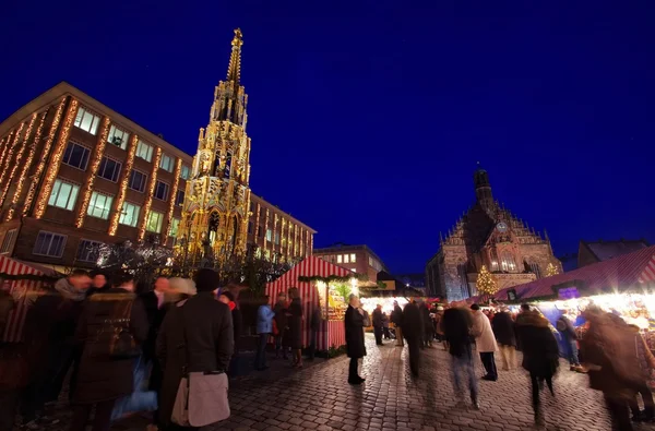 Vánoční trh v Norimberku — Stock fotografie
