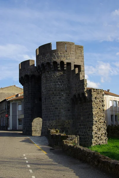 Pontgibaud zamek — Zdjęcie stockowe