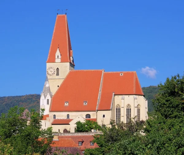 Weissenkirchen na igreja de Wachau — Fotografia de Stock