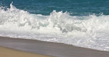 beach with waves