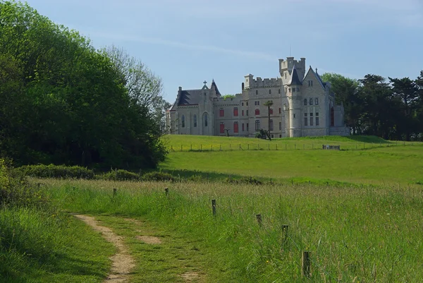 Hendaye Chateau d'Abbadia — Foto Stock