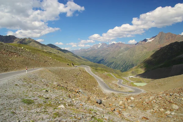 Route des glaciers de la vallée de Kauner — Photo