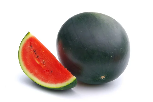 Watermelon on the white — Stock Photo, Image