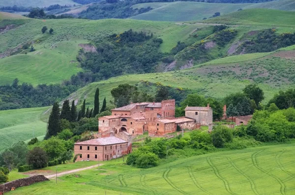 Vista del pueblo de Toscana —  Fotos de Stock