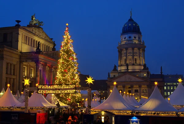 Marché de Noël de Berlin Gendarmenmarkt — Photo