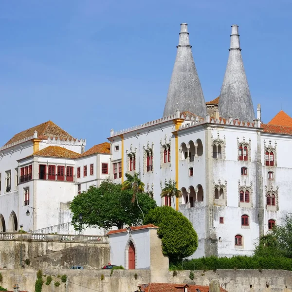 Sintra-palacio nacional de Sintra – stockfoto