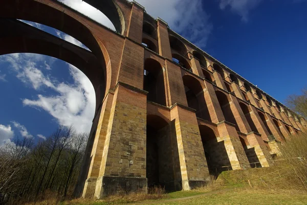 Gltzschtalbrucke yakın çekim — Stok fotoğraf