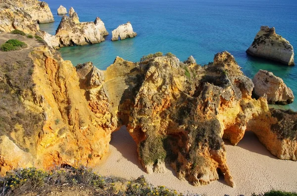 Algarve praia Dos Tres Irmaos — Fotografia de Stock