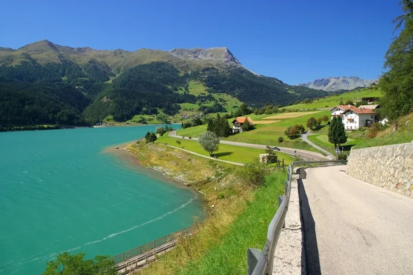 Lago Reschensee — Fotografia de Stock