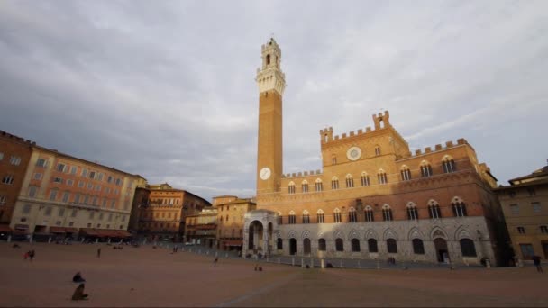 Plaza de Siena — Vídeo de stock