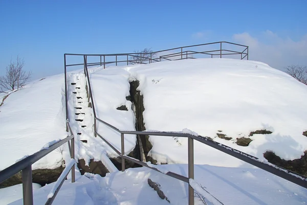 Karlı pass — Stok fotoğraf