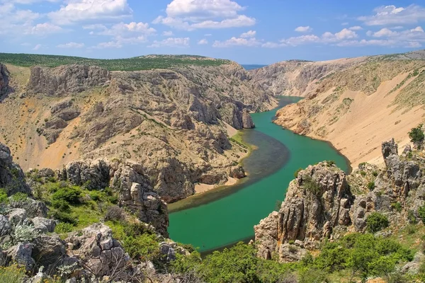 Zrmanya - Fluss horvatii — Stockfoto