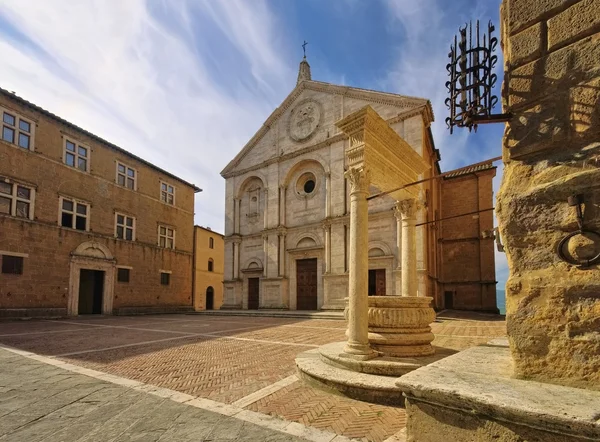 Pienza katedralen — Stockfoto