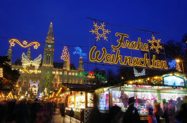 Mercado de Natal de Viena — Fotografia de Stock