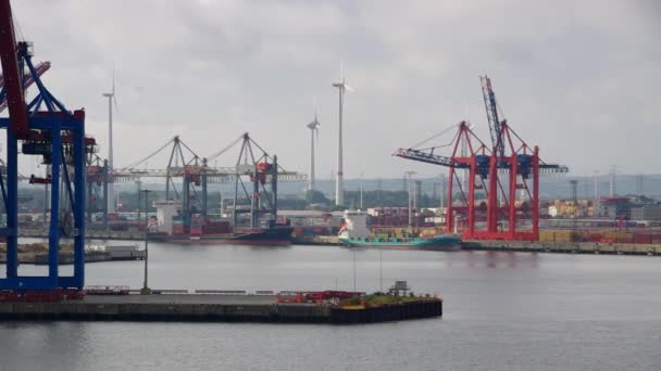 Гамбургская гавань — стоковое видео