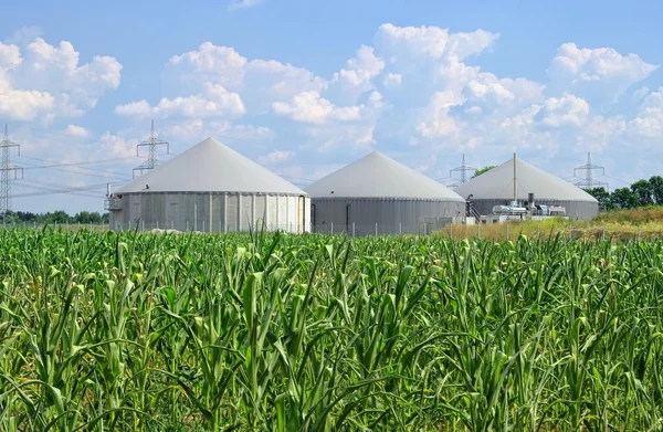 Biogas plant — Stock Photo, Image