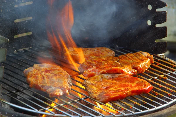 Barbecueën — Stockfoto