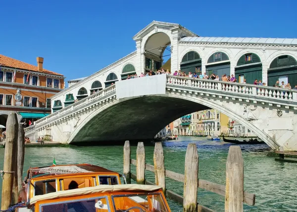 Venice Rialto Bridge — Stock Photo, Image