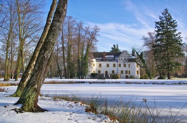 Sallgast palace in winter — Stock Photo, Image