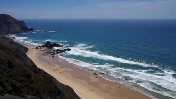 Playa atlántica — Vídeos de Stock