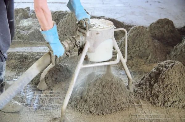 Floor screed — Stock Photo, Image