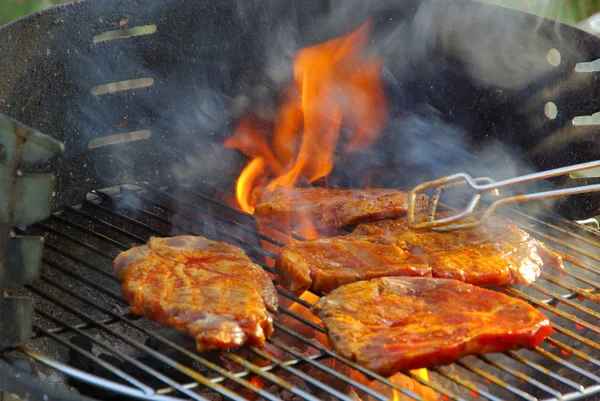 Barbecueën — Stockfoto