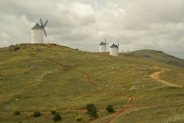 Moinhos de vento Herencia — Fotografia de Stock