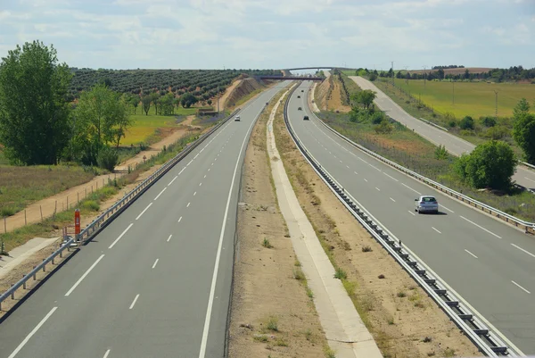 Widok z autostrady — Zdjęcie stockowe