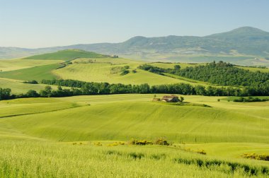 Toskana evi ile güzel manzara