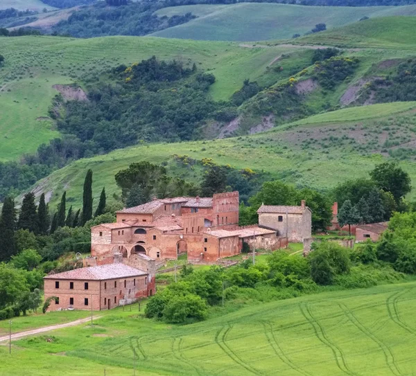 Toscana village — Stockfoto