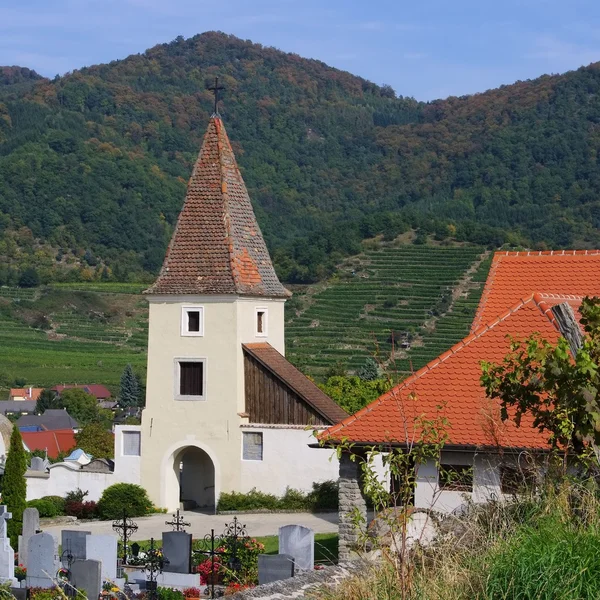 Spitz hřbitovSpitz νεκροταφείο — Stock fotografie